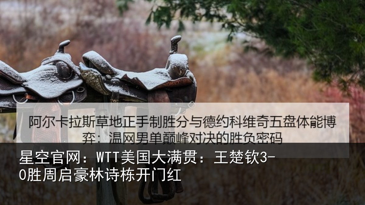 星空官网：WTT美国大满贯：王楚钦3-0胜周启豪林诗栋开门红
