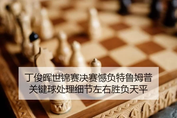 丁俊晖世锦赛决赛憾负特鲁姆普 关键球处理细节左右胜负天平